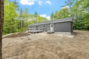 Rear exterior of a manufactured home sold by Northern Mobile Homes, a manufactured home dealer serving Maine